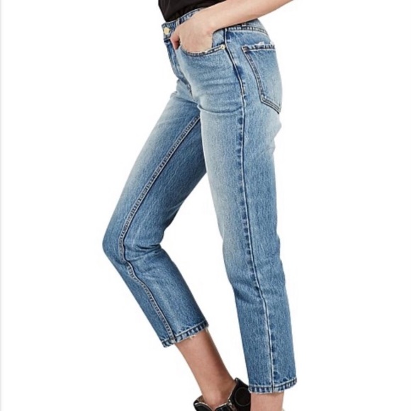 P.E Nation The Colonial Jean Mid-Rise Cropped Denim Jeans Size 27 - Picture 4 of 16